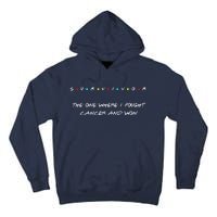 Thyroid Cancer Fight Warrior Thyroid Ribbon Awareness Tall Hoodie