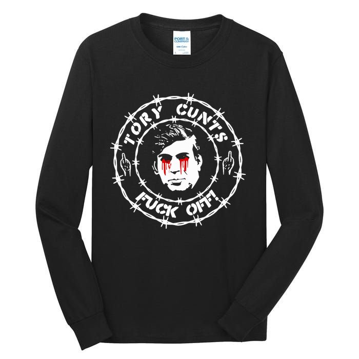 Tory Cunts Fuck Off Tall Long Sleeve T-Shirt