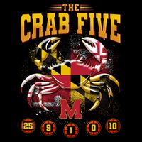 The Crab Five Maryland Basketball Sports Fan Bag