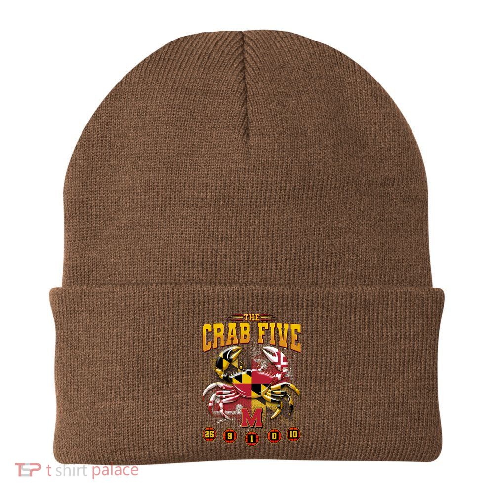 The Crab Five Maryland Basketball Sports Fan Beanie