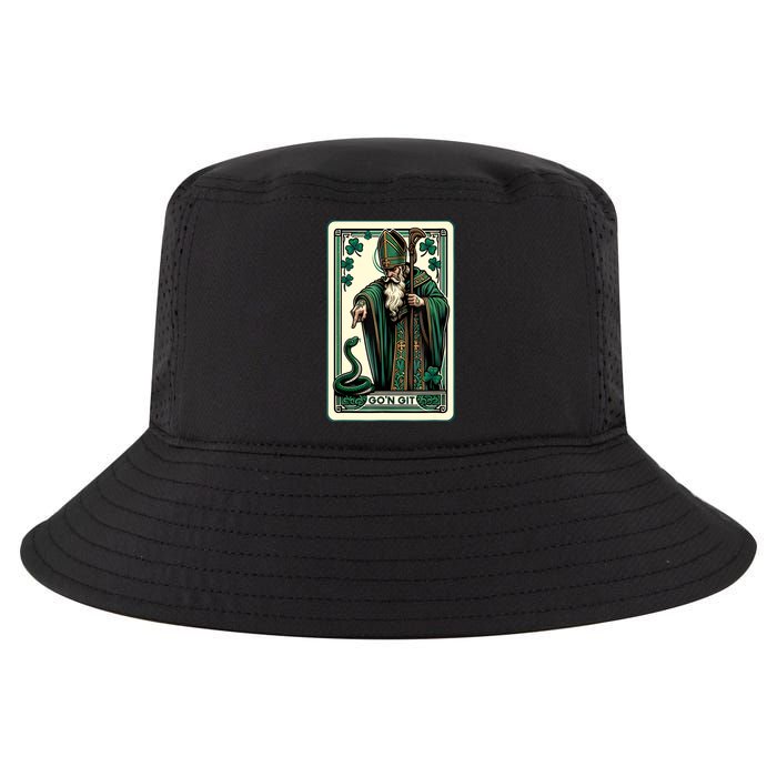 Tarot Card Funny St Patricks Day Gon Git St Patrick Cool Comfort Performance Bucket Hat