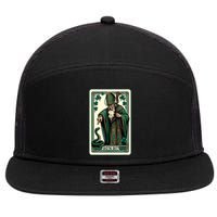 Tarot Card Funny St Patricks Day Gon Git St Patrick 7 Panel Mesh Trucker Snapback Hat