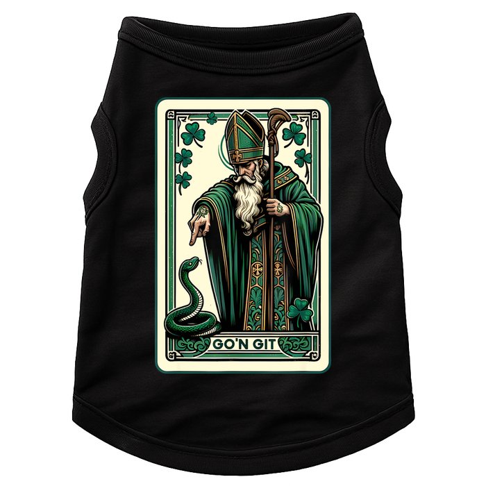 Tarot Card Funny St Patricks Day Gon Git St Patrick Doggie Tank