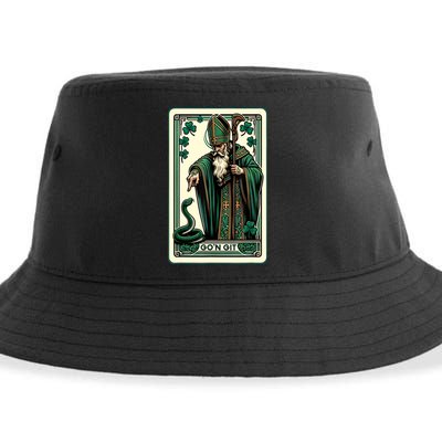 Tarot Card Funny St Patricks Day Gon Git St Patrick Sustainable Bucket Hat