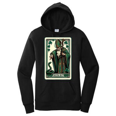 Tarot Card Funny St Patricks Day Gon Git St Patrick Women's Pullover Hoodie