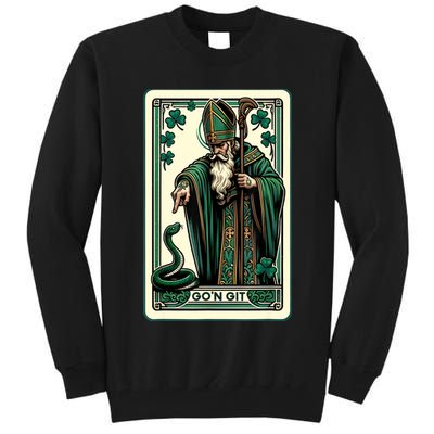 Tarot Card Funny St Patricks Day Gon Git St Patrick Tall Sweatshirt
