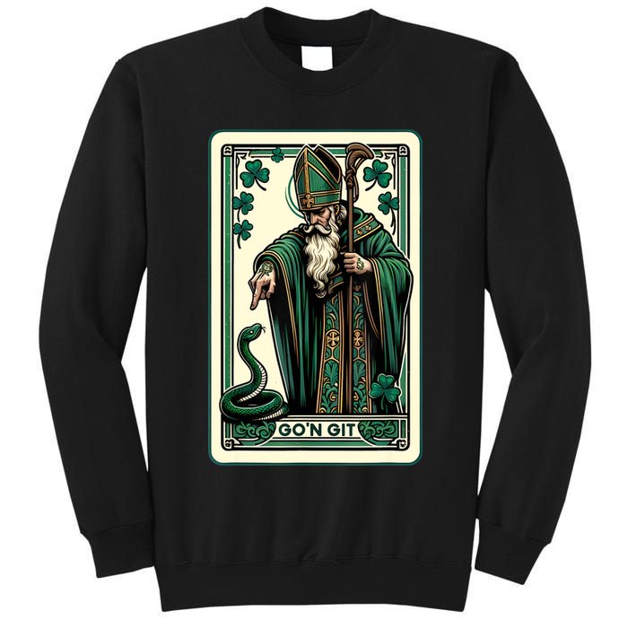 Tarot Card Funny St Patricks Day Gon Git St Patrick Tall Sweatshirt