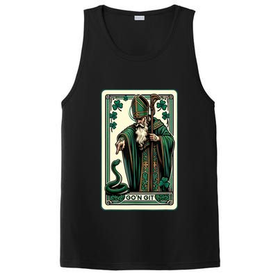 Tarot Card Funny St Patricks Day Gon Git St Patrick PosiCharge Competitor Tank