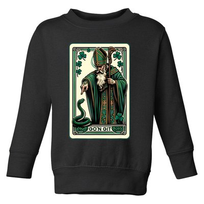 Tarot Card Funny St Patricks Day Gon Git St Patrick Toddler Sweatshirt