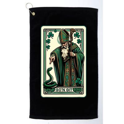 Tarot Card Funny St Patricks Day Gon Git St Patrick Golf Towel