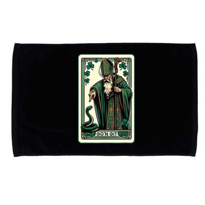 Tarot Card Funny St Patricks Day Gon Git St Patrick Microfiber Hand Towel