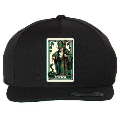 Tarot Card Funny St Patricks Day Gon Git St Patrick Wool Snapback Cap