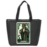 Tarot Card Funny St Patricks Day Gon Git St Patrick Zip Tote Bag