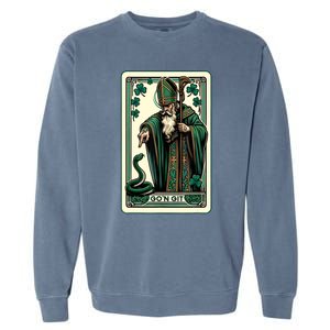 Tarot Card Funny St Patricks Day Gon Git St Patrick Garment-Dyed Sweatshirt