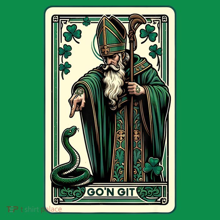 Tarot Card Funny St Patricks Day Gon Git St Patrick Hoodie