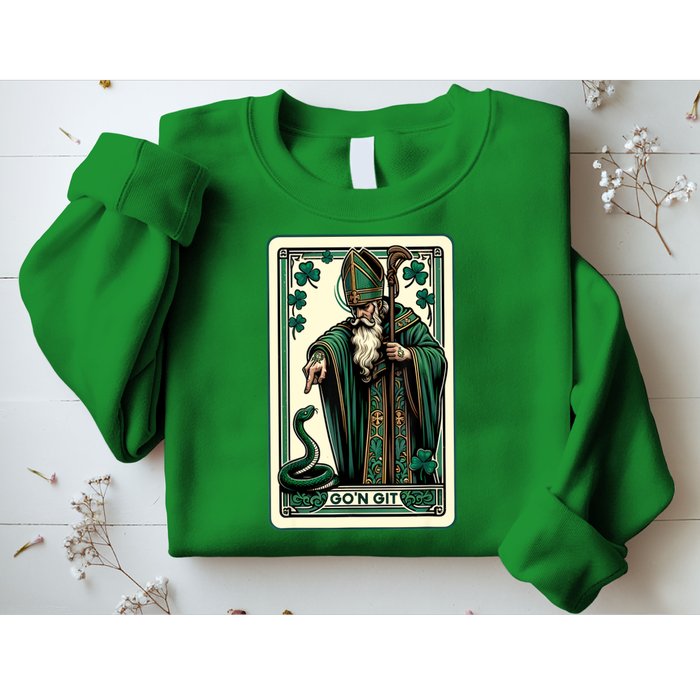 Tarot Card Funny St Patricks Day Gon Git St Patrick Sweatshirt