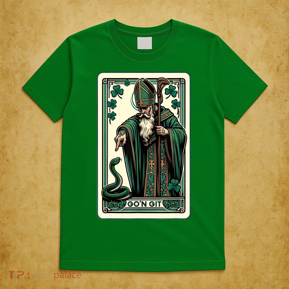 Tarot Card Funny St Patricks Day Gon Git St Patrick T-Shirt