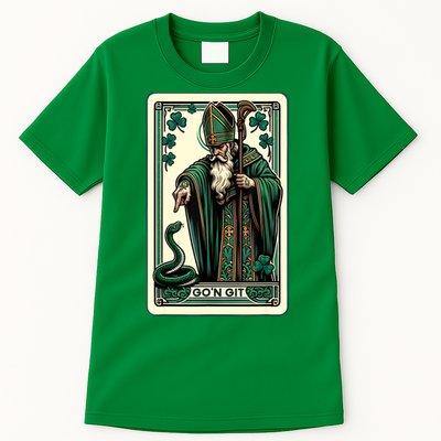 Tarot Card Funny St Patricks Day Gon Git St Patrick Tall T-Shirt