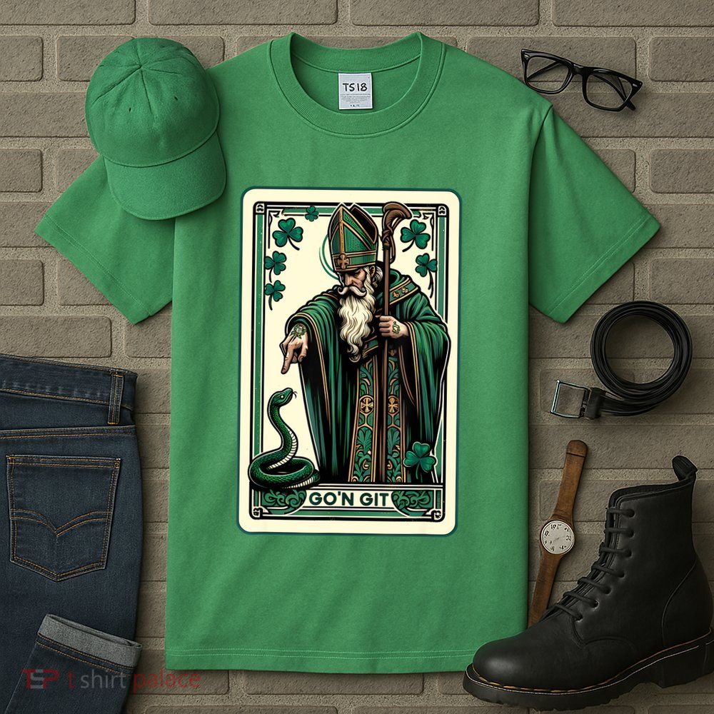 Tarot Card Funny St Patricks Day Gon Git St Patrick Tall T-Shirt