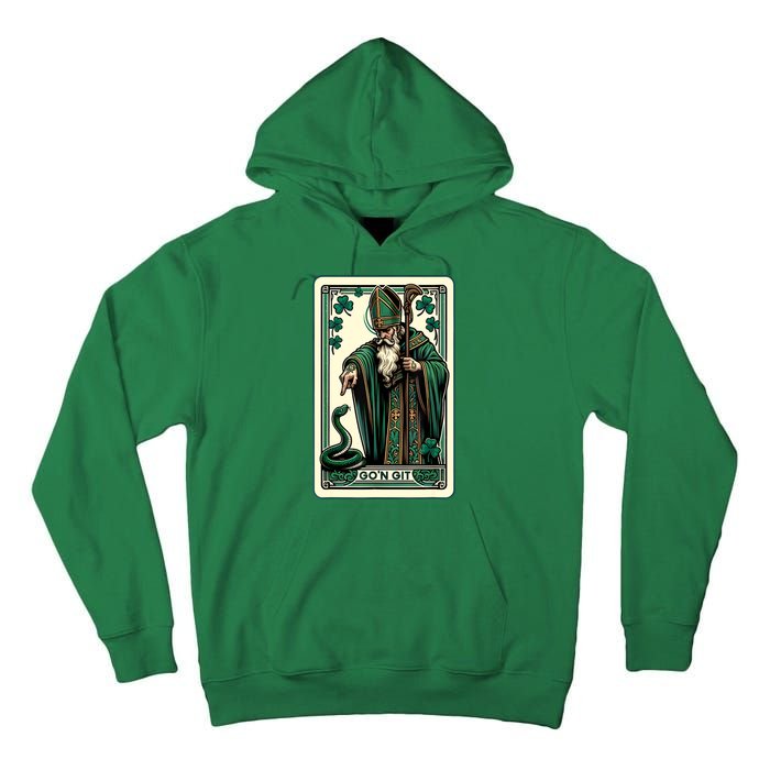 Tarot Card Funny St Patricks Day Gon Git St Patrick Tall Hoodie