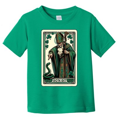 Tarot Card Funny St Patricks Day Gon Git St Patrick Toddler T-Shirt
