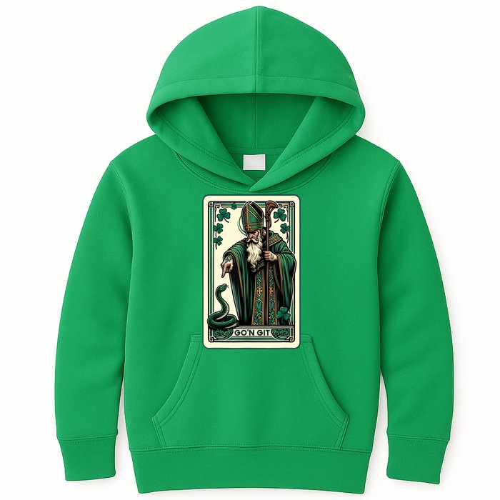 Tarot Card Funny St Patricks Day Gon Git St Patrick Kids Hoodie