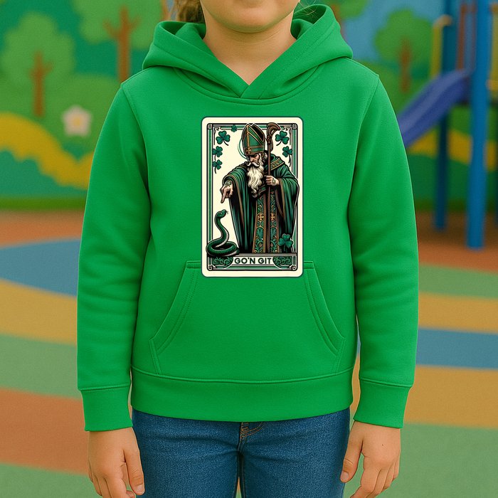 Tarot Card Funny St Patricks Day Gon Git St Patrick Kids Hoodie