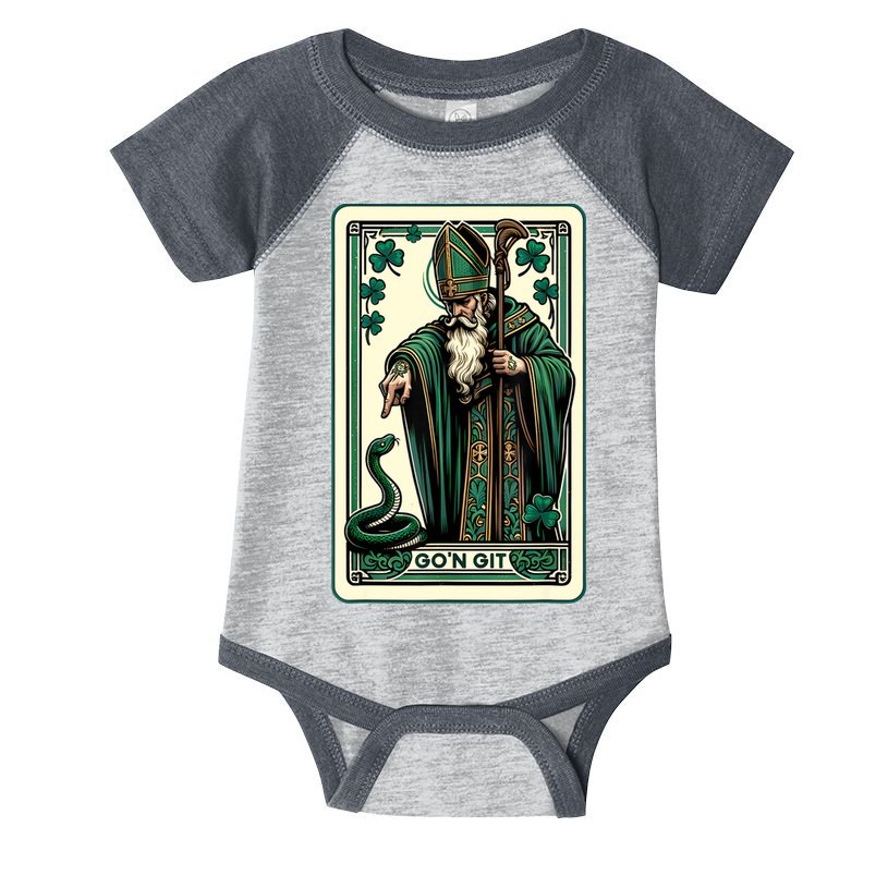 Tarot Card Funny St Patricks Day Gon Git St Patrick Infant Baby Jersey Bodysuit