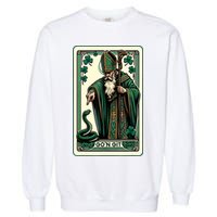 Tarot Card Funny St Patricks Day Gon Git St Patrick Garment-Dyed Sweatshirt