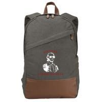 Too Cool For British Rule Funny Patrotic Cotton Canvas Backpack