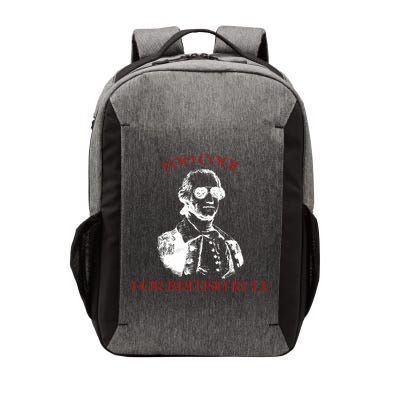 Too Cool For British Rule Funny Patrotic Vector Backpack