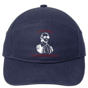 Too Cool For British Rule Funny Patrotic 7-Panel Snapback Hat