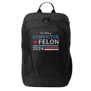 Trump Convicted Felon City Backpack