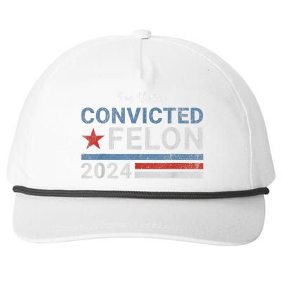 Trump Convicted Felon Snapback Five-Panel Rope Hat