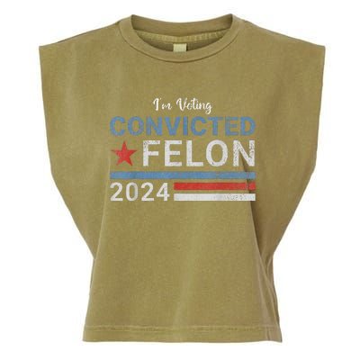 Trump Convicted Felon Garment-Dyed Women's Muscle Tee