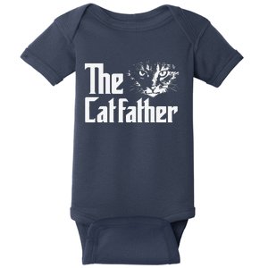 The Catfather Funny Cat Enthusiast Father Kitten Lover Baby Bodysuit