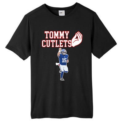 Tommy Cutlets Football Quarterback Ny Italian Hand Gesture Tall Fusion ChromaSoft Performance T-Shirt