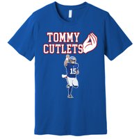 Tommy Cutlets Football Quarterback Ny Italian Hand Gesture Premium T-Shirt