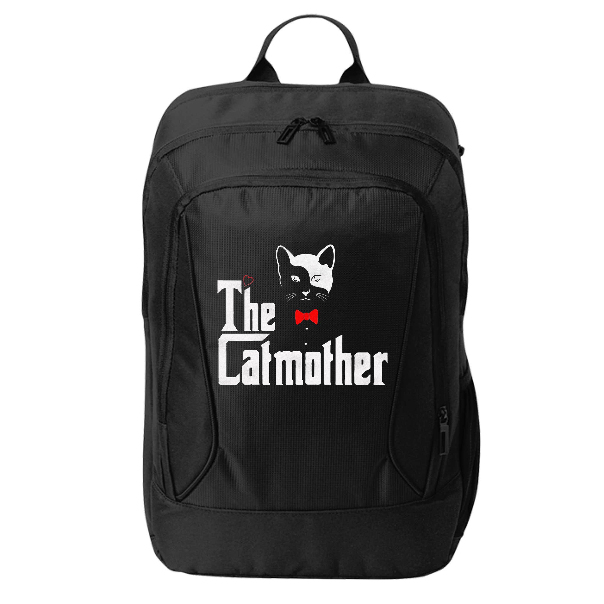 The Catmother Funny Cat Mom Gifts Father Of Cats. City Backpack