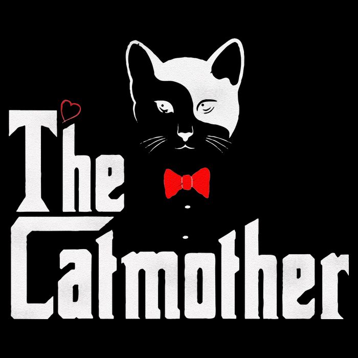 The Catmother Funny Cat Mom Gifts Father Of Cats. 16 in Basic Backpack