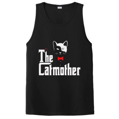 The Catmother Funny Cat Mom Gifts Father Of Cats. PosiCharge Competitor Tank