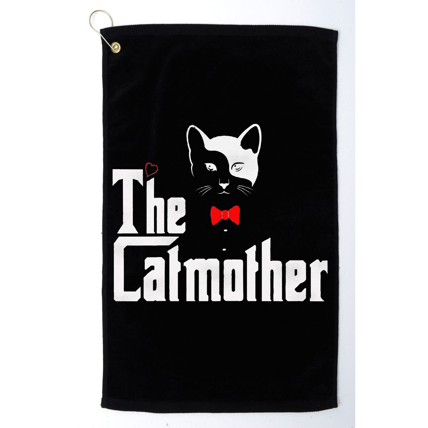 The Catmother Funny Cat Mom Gifts Father Of Cats. Golf Towel