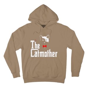 The Catmother Funny Cat Mom Gifts Father Of Cats. Hoodie