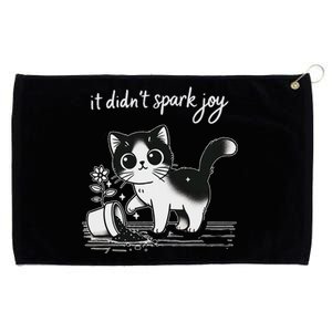 Tuxedo Cat Funny Meme Saying Quotation Spark Joy Grommeted Golf Towel