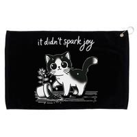 Tuxedo Cat Funny Meme Saying Quotation Spark Joy Grommeted Golf Towel