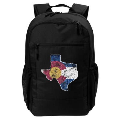 Texas Colorado Flag Family USA Home State Backpack
