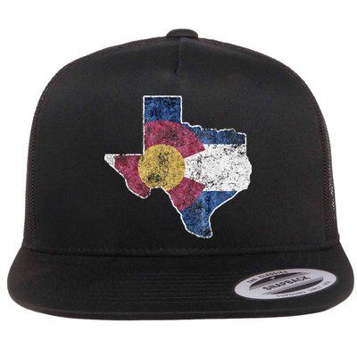 Texas Colorado Flag Family USA Home State Flatbill Hat