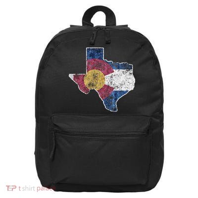 Texas Colorado Flag Family USA Home State 16 in Basic Backpack