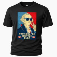 Too Cool For British Rule George Washington 4th Of July Performance Shirt