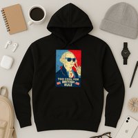 Too Cool For British Rule George Washington 4th Of July Hoodie